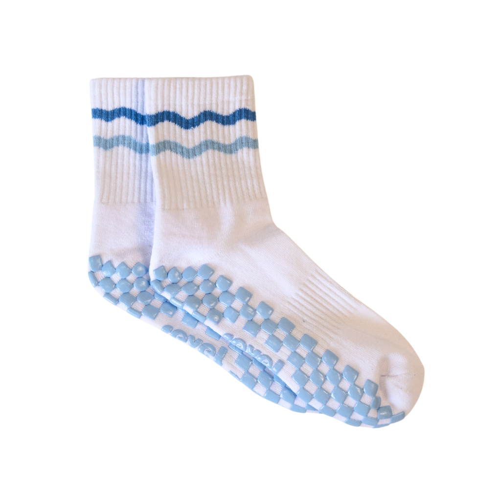 The Catch My Drift Grip Sock in Amalfi