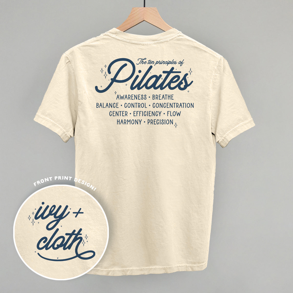 The 10 Principles Of Pilates (Back Print)