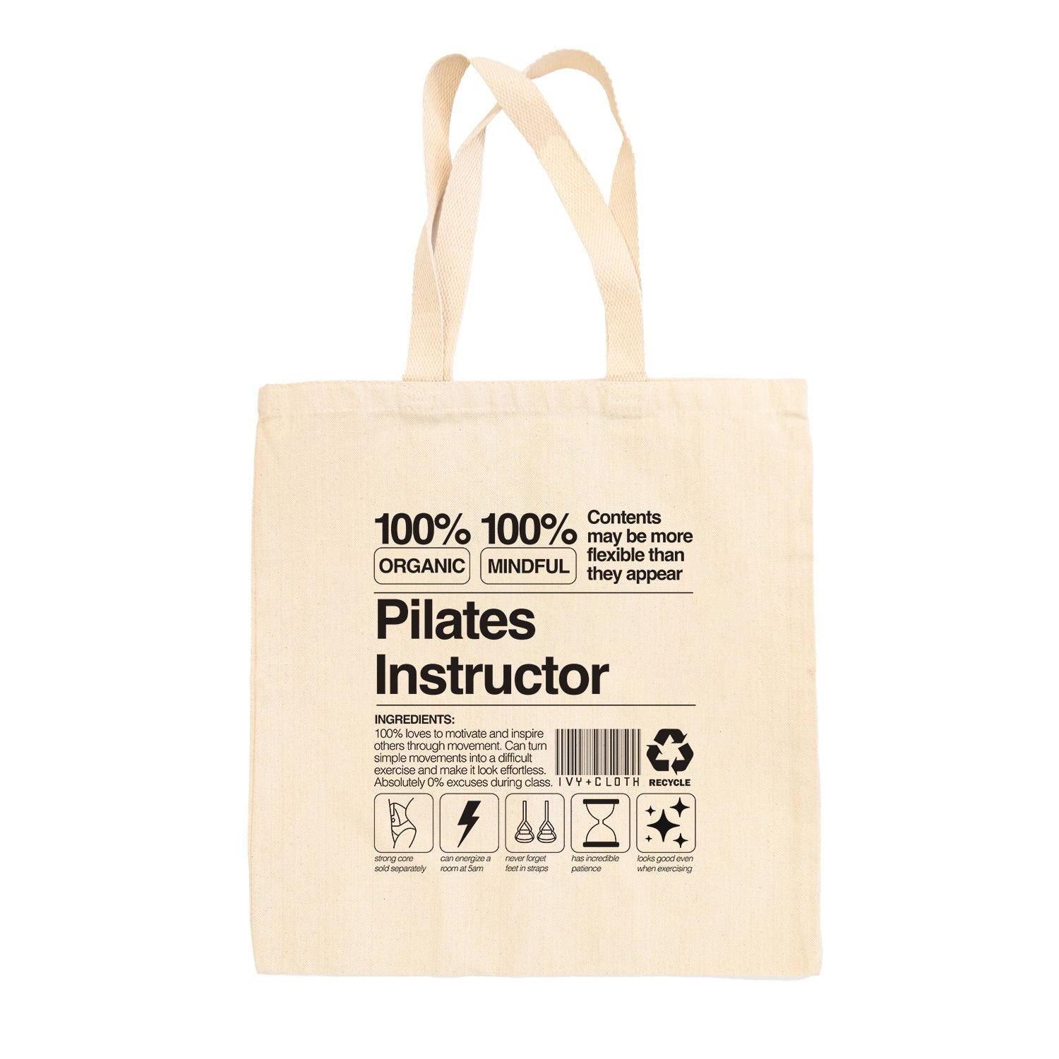 Pilates Instructor Tote Bag