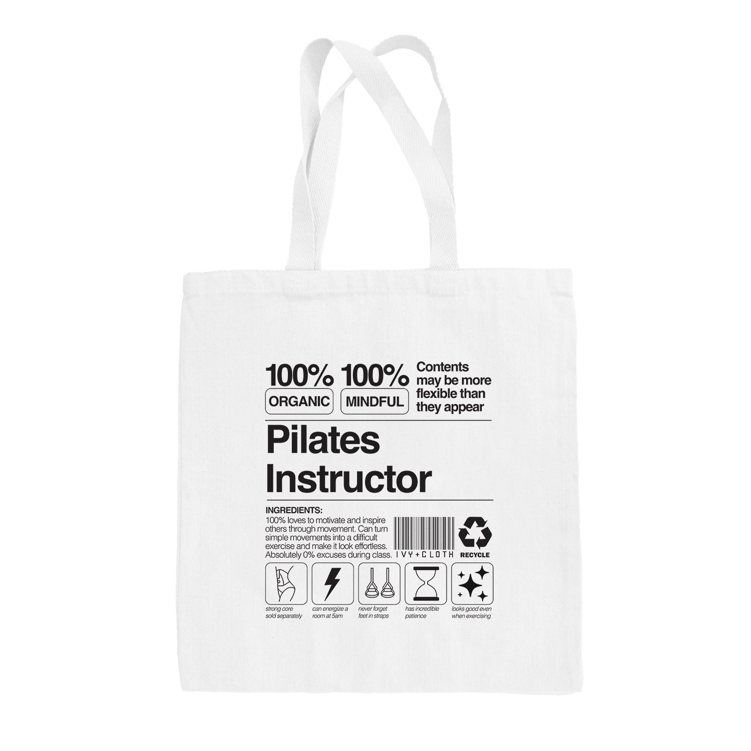 Pilates Instructor Tote Bag
