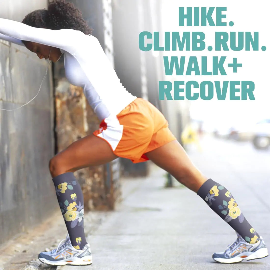 Laite Hebe Compression Socks for Women & Men Circulation(6 pairs)-Graduated Supports Socks for Running, Athletic Sports Assorted34 Large-X-Large