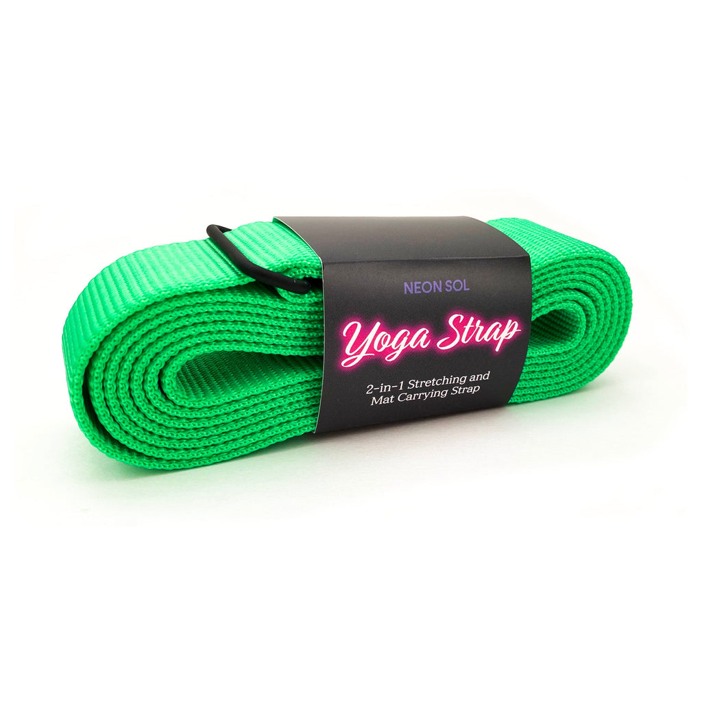 2-in-1 Yoga Strap | neon green