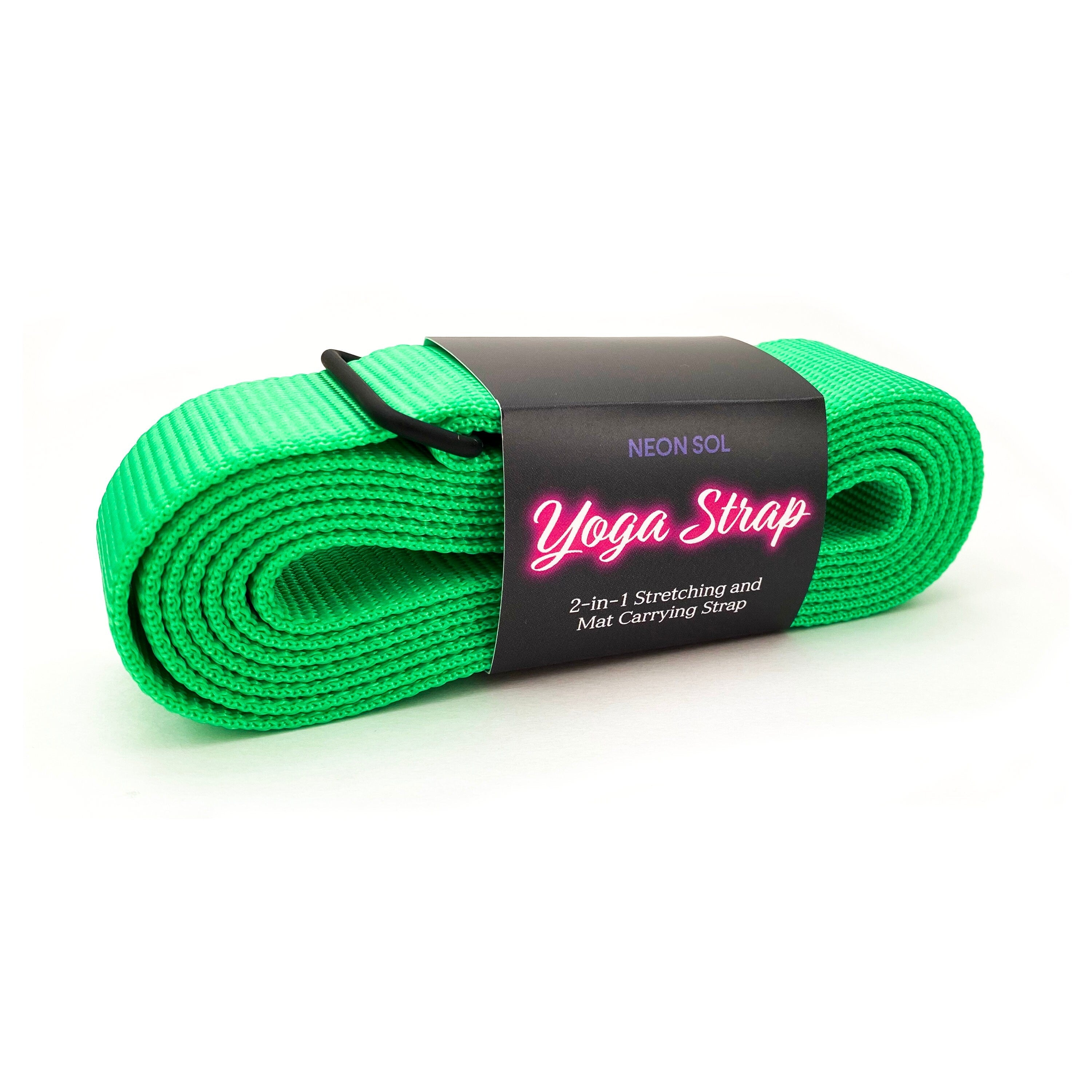 2-in-1 Yoga Strap | neon green