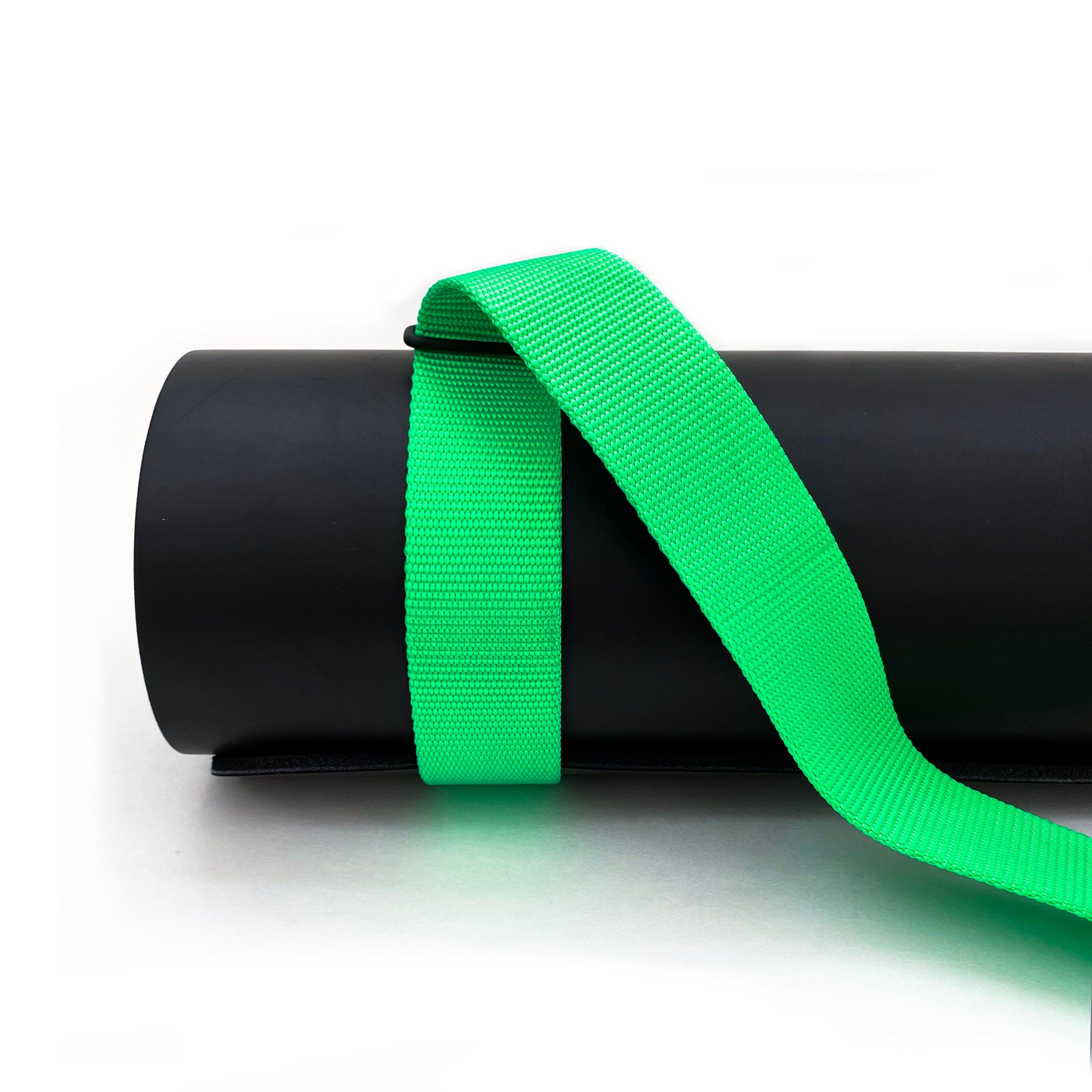 2-in-1 Yoga Strap | neon green